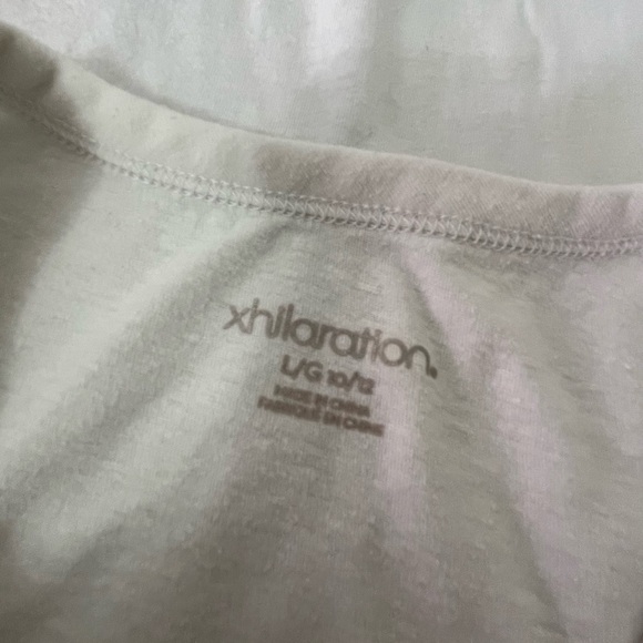 Live Life Tee by Xhilaration size Large 10/12 girls Hi Low - Picture 6 of 8